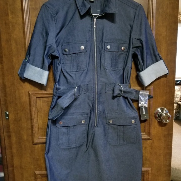 Womens denim dress - Picture 1 of 2